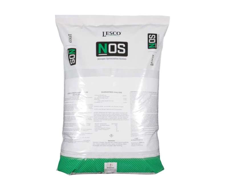 Lesco 18-24-12 Starter Fertilizer NOS - 50 lb - Covers 12,000 sqft. (Nitrogen Optimizing System) for Increased nitrogen use Efficiency and Extended Greening
