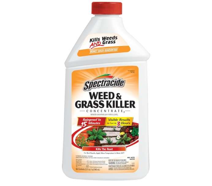  Spectracide Weed And Grass Killer Concentrate 32 Ounces, Use On Patios, Walkways And Driveways