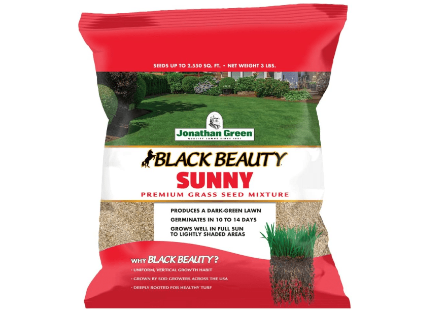 
Jonathan Green (10860) Black Beauty Sunny Grass Seed - Cool Season Lawn Seed 