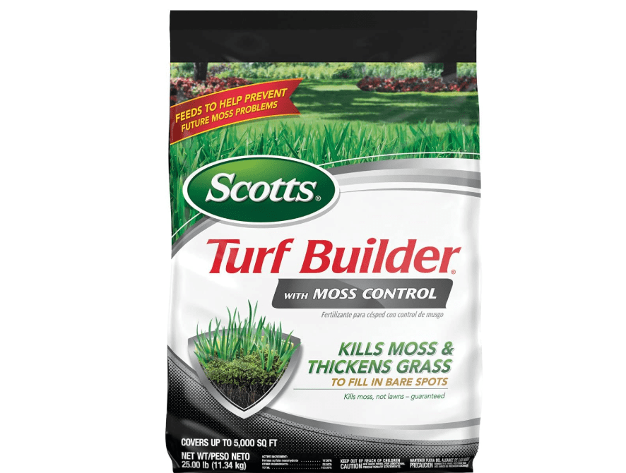 
Scotts Turf Builder with Moss Control, Moss Killer and Lawn Fertilizer, Covers Up to 5,000 sq. ft