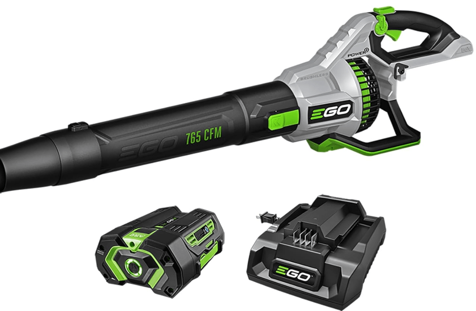 
EGO Power+ LB7654 765 CFM Variable-Speed 56-Volt Lithium-ion Cordless Leaf Blower 5.0Ah Battery and Charger Included