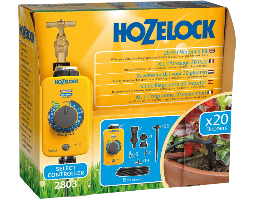 Hozelock Ltd 100-001-400 2803 0000 HOZELOCK 20 Pot Automatic Watering Kit, Multi-Colour