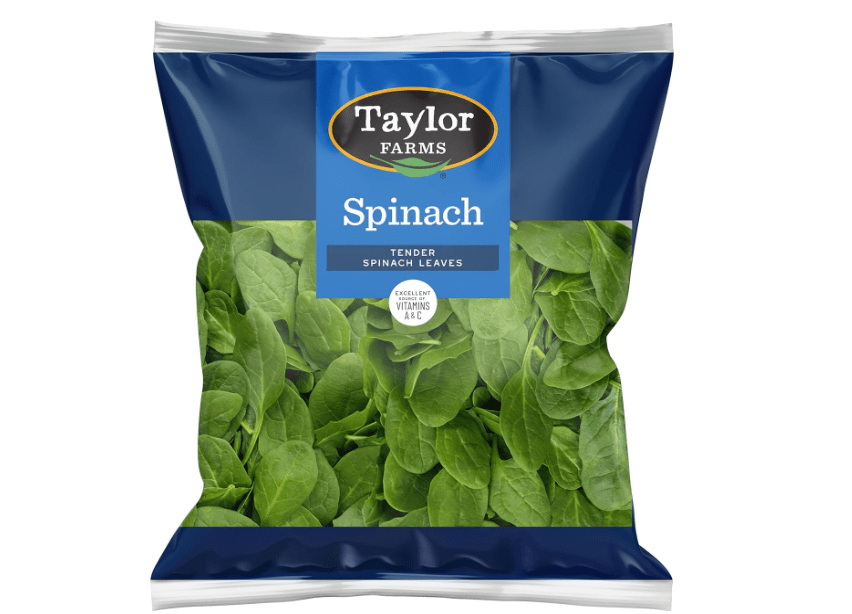 
Taylor Farms Spinach, 9 oz Bag