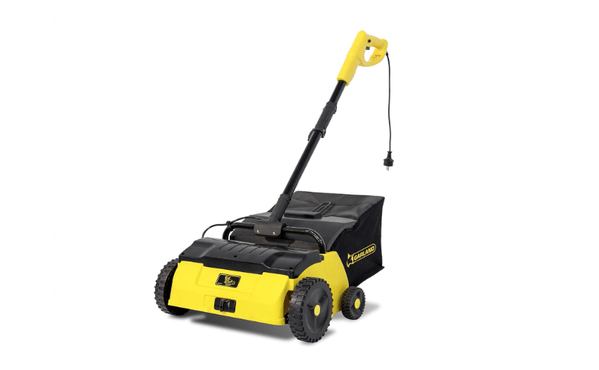 
Artificial Turf Sweeper by Roll & Comb, Corded Electric Lawn Rake for Artificial Grass, Cool Gardening Gift, 25 Liter Leaf Collector, Model