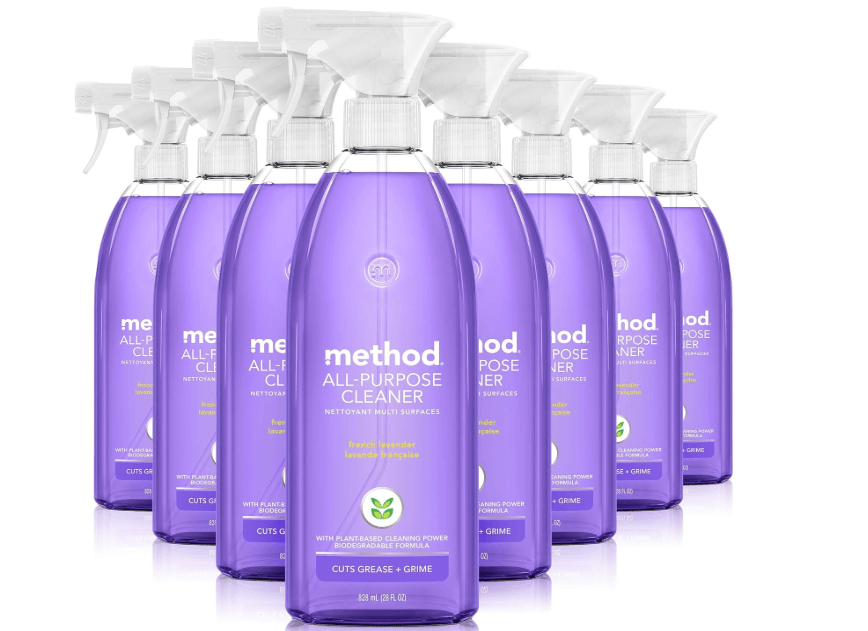 
Method All-Purpose Cleaner Spray, French Lavender, Plant-Based and Biodegradable Formula Perfect for Most Counters, Tiles and More, 28 Fl Oz,