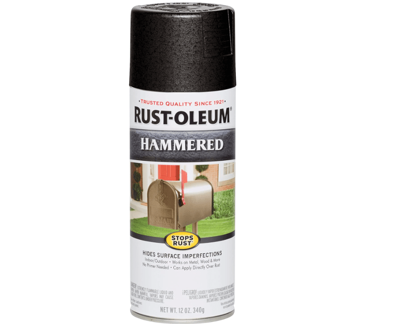 
Rust-Oleum 7215830 Stops Rust Hammered Spray Paint, 12 oz, Black