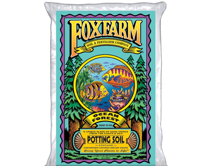  FoxFarm Ocean Forest Potting Soil, 1.5cu ft - Light, Aerated Texture, Designed for All Container Plants - pH Adjusted for Optimal