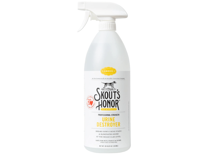  Skout's Honor Dog Urine Destroyer, Professional Strength, Plant-Powered, Cruelty-Free Urine Eliminator for Carpets and Indoor Living Spaces