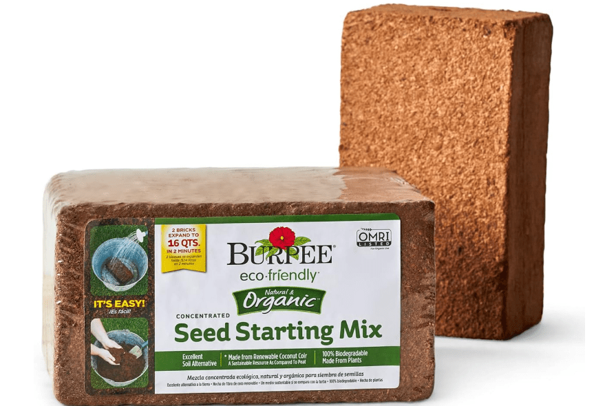 
Burpee Organic Coconut Coir Concentrated Seed Starting Mix, 16 Quart