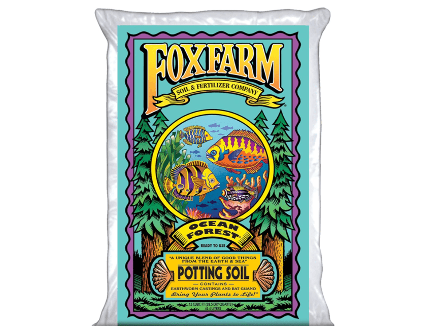 
FoxFarm Ocean Forest Potting Soil, 1.5cu ft - Light, Aerated Texture, Designed for All Container Plants - pH Adjusted for Optimal Nutrient Uptake