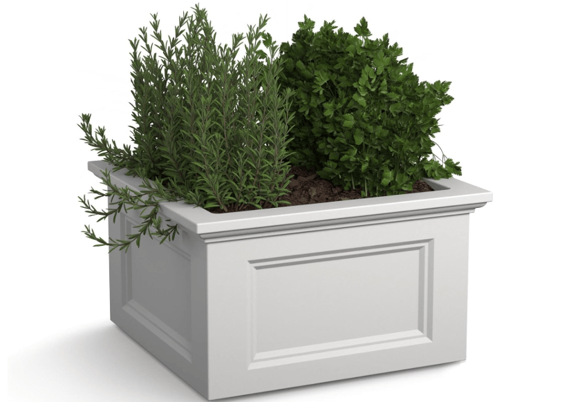Mayne Fairfield 24x24 Garden Bed - White