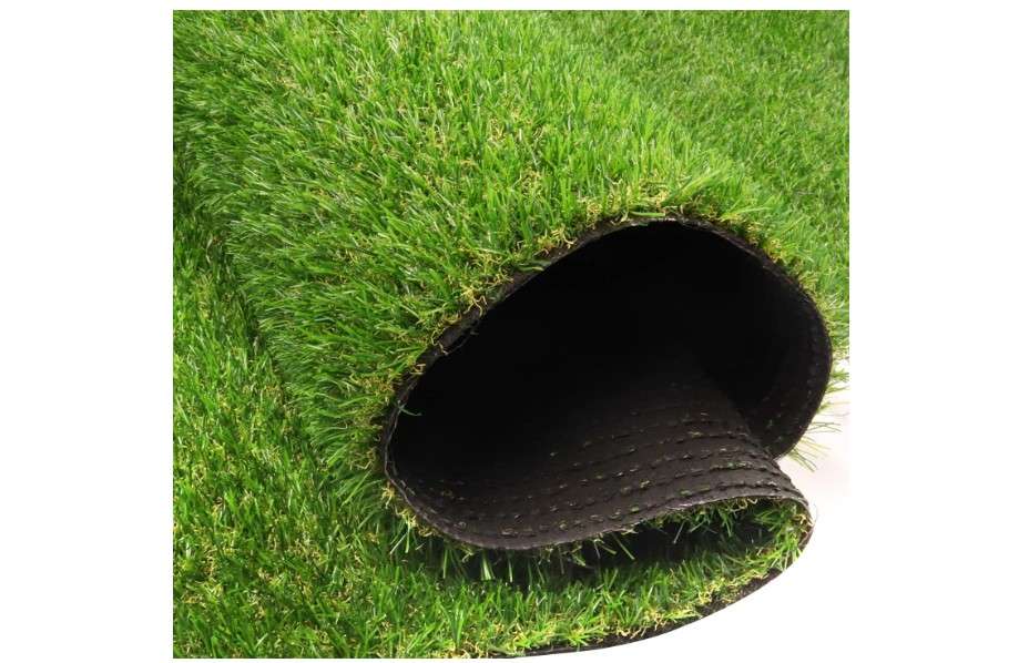  Heyroll Artificial Turf Grass Indoor Outdoor 7 ft x 15 ft, 0.8 inch Realistic Synthetic Fake Grass, Artificial Lawn Rug Dog Pets Mat, Turf Carpet for Patio