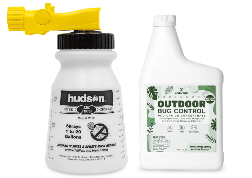
CEDARCIDE Outdoor Bug Control Concentrate | Kills & Repels Mosquitoes, Ticks, Fleas, Mites & More with Natural Essential Oils | Family &