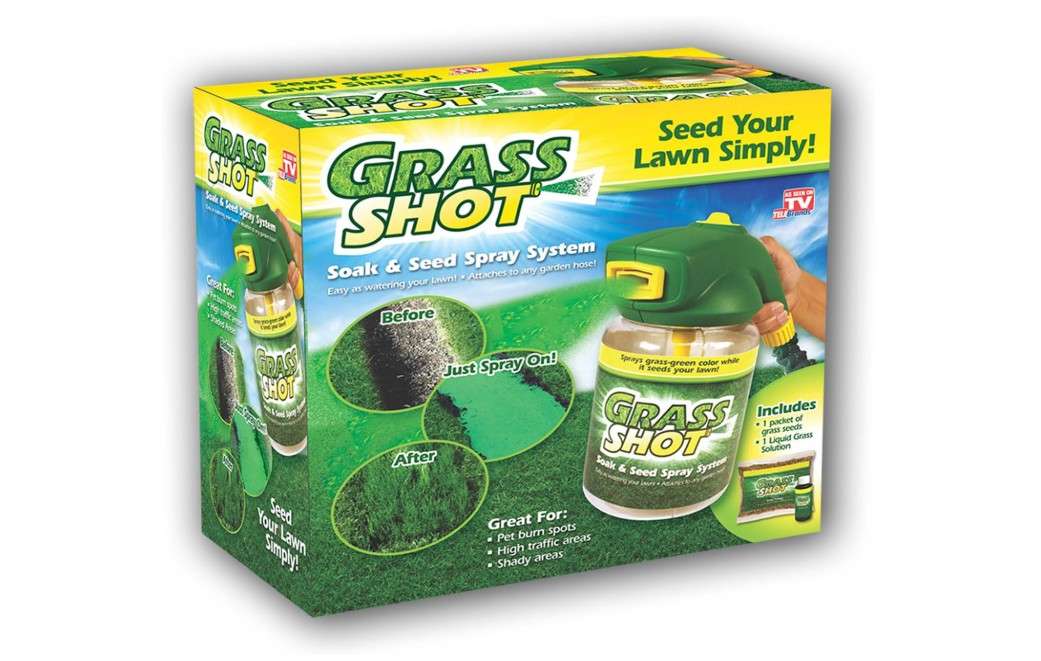 Grass Shot by Bulbhead - The Ultimate Home Hydro Seeding System, Liquid Spray Seed Lawn Care
