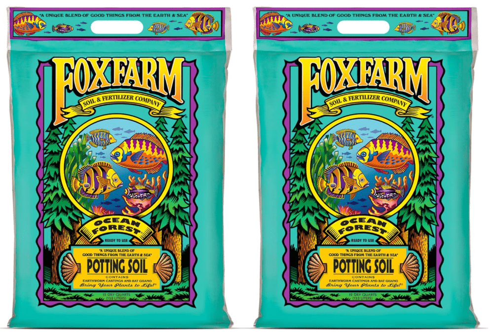 
FoxFarm Ocean Forest Potting Soil, 12qt – Light, Aerated Texture, Designed for All Container Plants – pH Adjusted for Optimal Nutrient Uptake, Effectively.