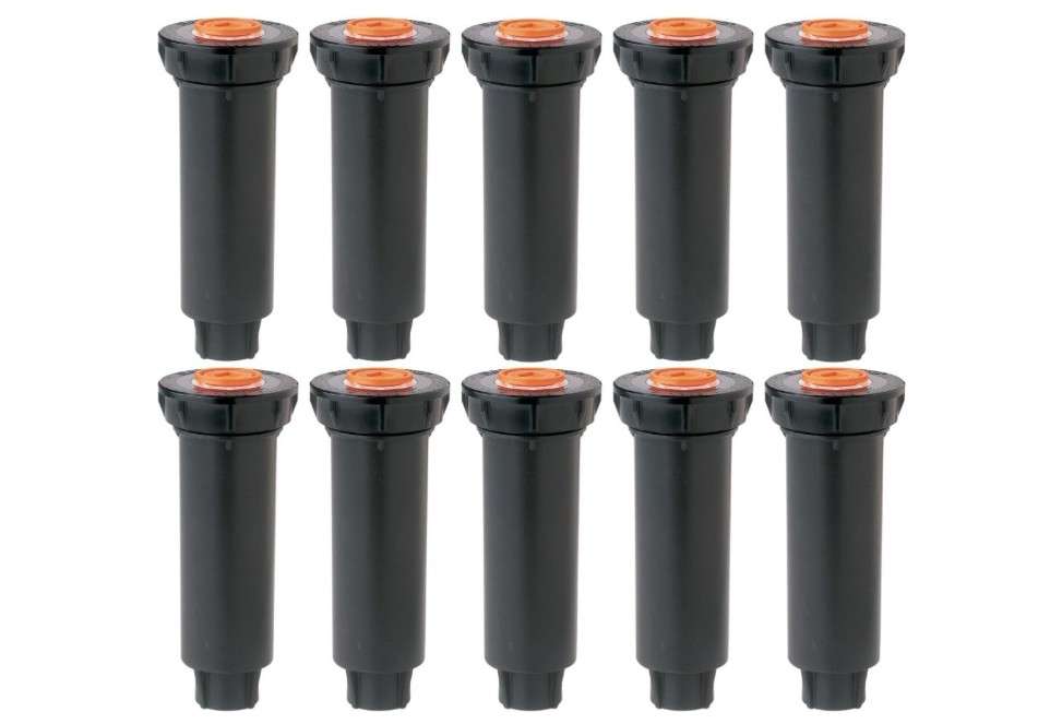  Rain Bird 1800 Series Pop-Up Sprinklers 10 PACK - Nozzles NOT included - RainBird 4" 1804 model pop up irrigation sprinkler for lawn, yard, garden