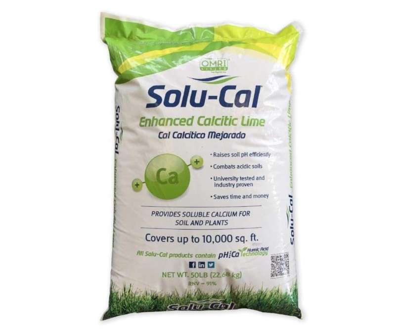  Solu-Cal Enhanced Calcitic Lime, 50 Lb. Covers up to 10,000 Sq. Ft.