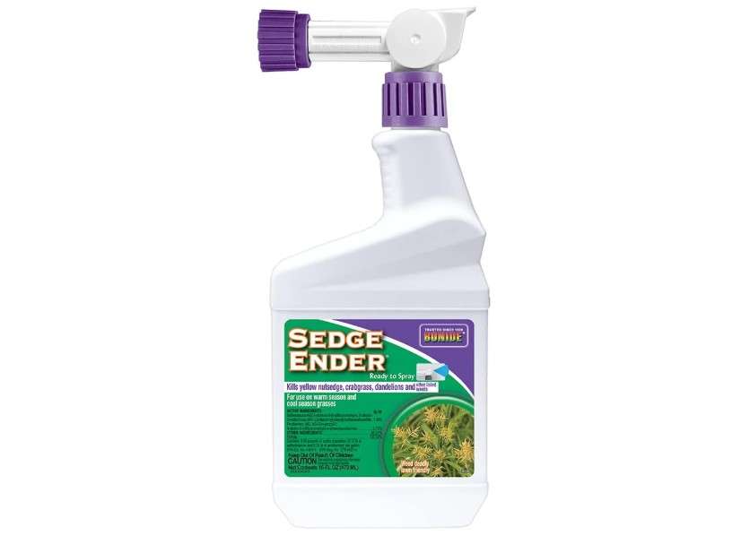 Bonide Sedge Ender, 16 oz Ready-to-Spray Weed Killer For Outdoors, Fast-Acting and Rainproof, Lawn Friendly Formula