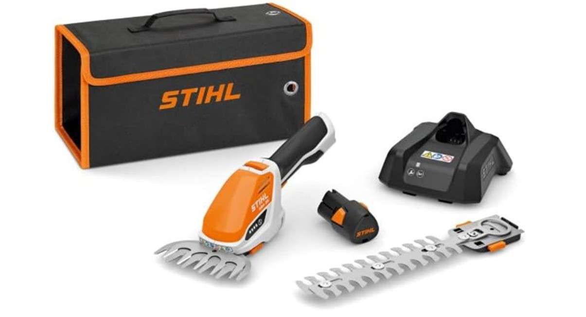 Stihl HSA 26 - Forbici per arbusti a batteria con AS2 e AL1, Orange / White 