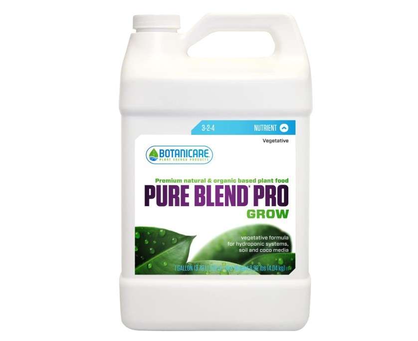 Botanicare Pure Blend Pro Grow, Nutrient, 3-2-4, 1 gal.