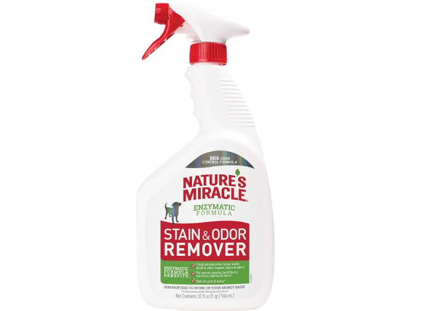 
Nature’s Miracle Stain and Odor Remover Dog, 32 Ounces, Everyday Mess Enzymatic Odor Control Formula