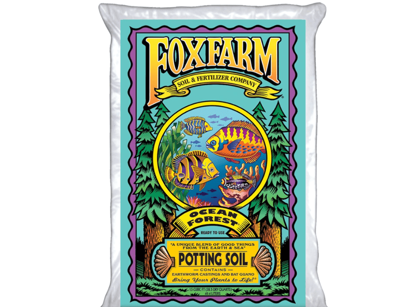 
FoxFarm Ocean Forest Potting Soil, 1.5cu ft - Light, Aerated Texture, Designed for All Container Plants - pH Adjusted for Optimal Nutrient Uptake