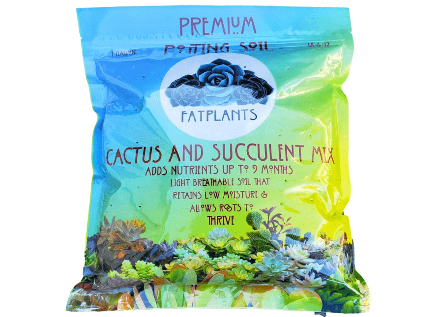 
Fat Plants San Diego Premium Cacti and Succulent Potting Mix Soil - for Cactus Palm Tree Citrus Plant Grown in Gardening Containers - Indoors & Outdoors