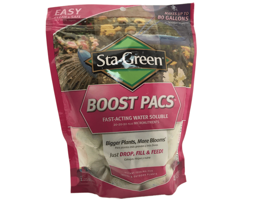 
Infinity Sta-Green Fast-Acting Water Soluble Boost Pacs For Bigger Plants and More Blooms (1.05 Pound Bag of 40 Boost 