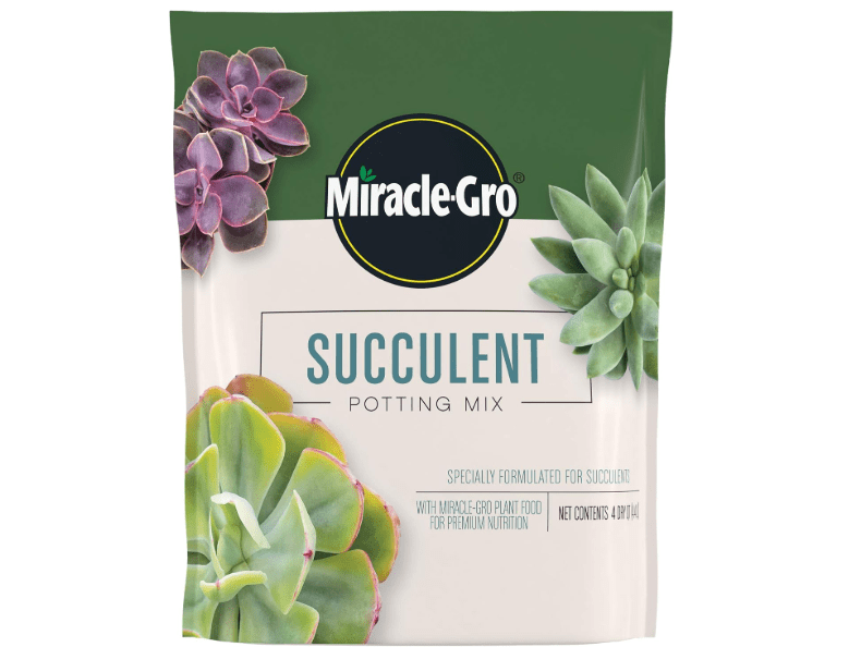 
Miracle-Gro Succulent Potting Mix, For Indoor Succulents, Aloe Vera and More, Made with Miracle-Gro Plant Food, 4 qt