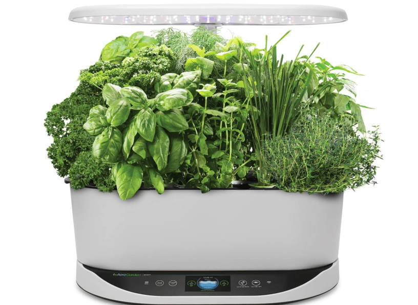
AeroGarden Bounty - Indoor Garden with LED Grow Light, WiFi and Alexa Compatible, White