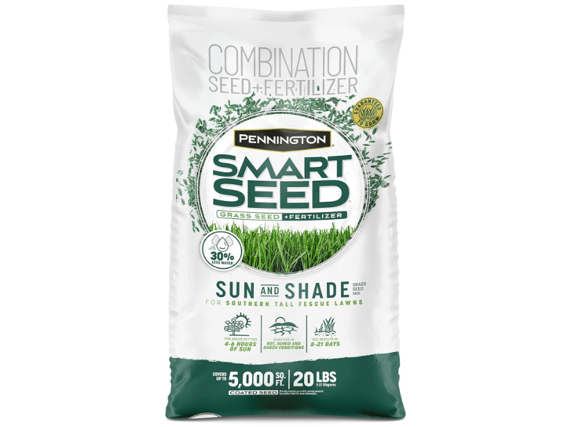 
Pennington Smart Seed Sun and Shade Tall Fescue Grass Seed Mix for Southern Lawns 20 lb