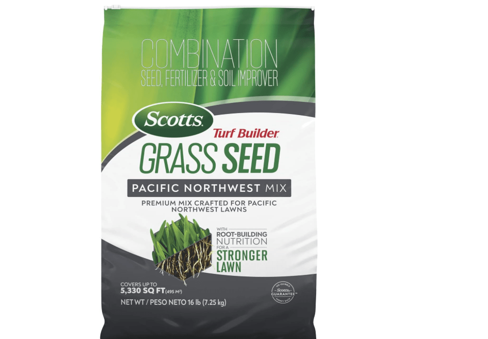 
Scotts Turf Builder Grass Seed Pacific Northwest Mix with Fertilizer and Soil Improver, Premium Mi