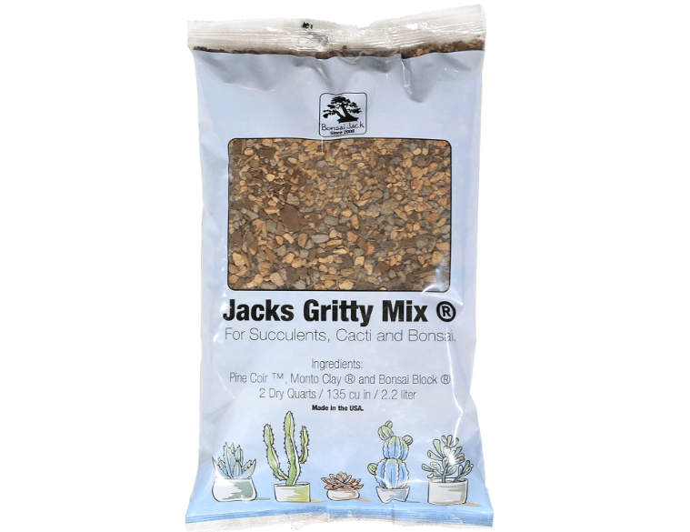
Bonsai Jack Succulent, Cactus and Bonsai Soil - Jacks Gritty Mix - 2 Quarts – Fast Draining – Fight Root Rot – Optimized pH