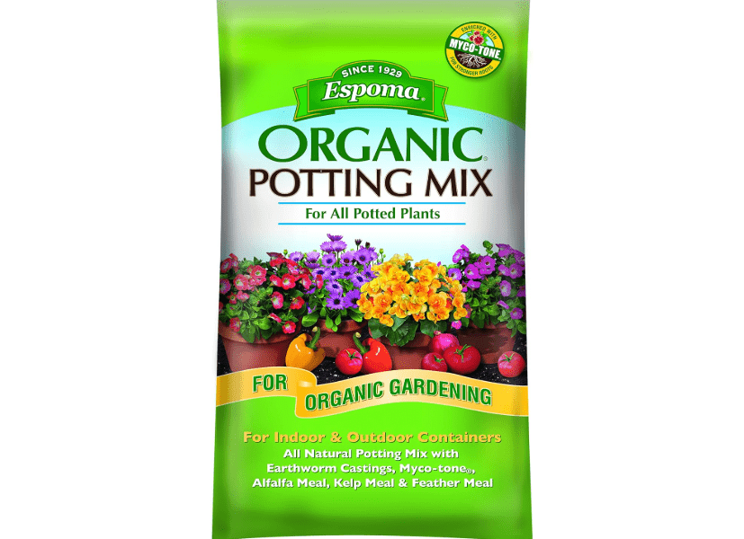  Espoma Organic Potting Soil Mix - All Natural Potting Mix for All Indoor & Outdoor Containers Including Herbs & Vegetables. for Organic Gardening