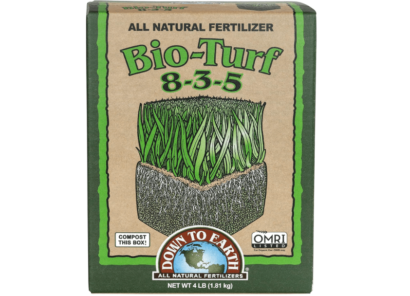 
Down to Earth Organic Bio-Turf Lawn Fertilizer Mix 8-3-5, 4 lb