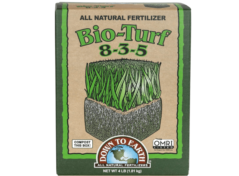 
Down to Earth Organic Bio-Turf Lawn Fertilizer Mix 8-3-5, 4 lb