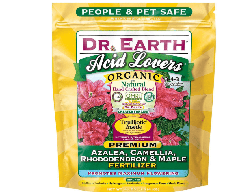 
Dr. Earth Acid Lovers Azalea, Camellia, Rhododendron & Maple Fertilizer 4 lb