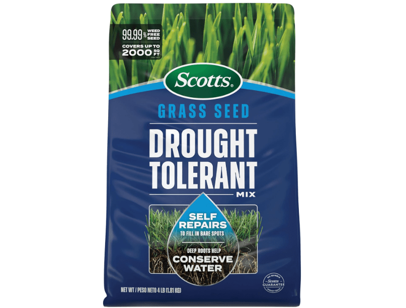 
Scotts Grass Seed Drought Tolerant Mix, Kentucky Bluegrass and Tall Fescue Grass Seed Mix, Covers up to 2,000 sq