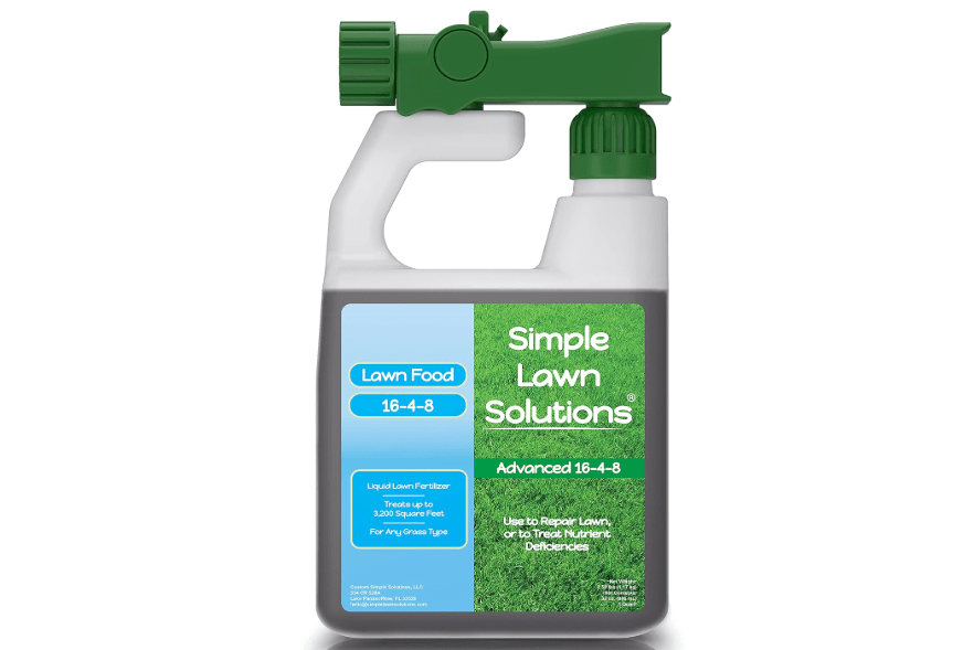 
Advanced 16-4-8 Balanced NPK - Lawn Food Quality Liquid Fertilizer - Spring & Summer Concentrated Spray - Any Grass Type - Simple Lawn Solutions