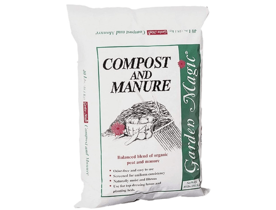 
Michigan Peat Compost and Manure Blend, Garden Magic Mix with Odor-Free Blend, 40 Lbs - Outdoor Lawn and Gardening Mixture with Nutrients and Minerals
