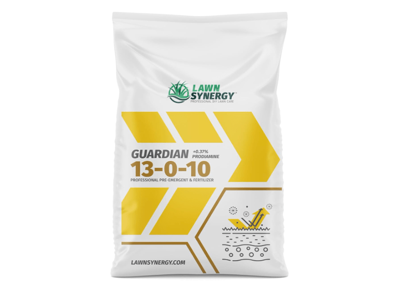  Lawn Synergy 13-0-10 Pre-Emergent Lawn Fertilizer - Prevents Crabgrass & Weeds - Stabilized Nitrogen for Dark Green Lawn - Up to 4,500 sqft (18 lbs.