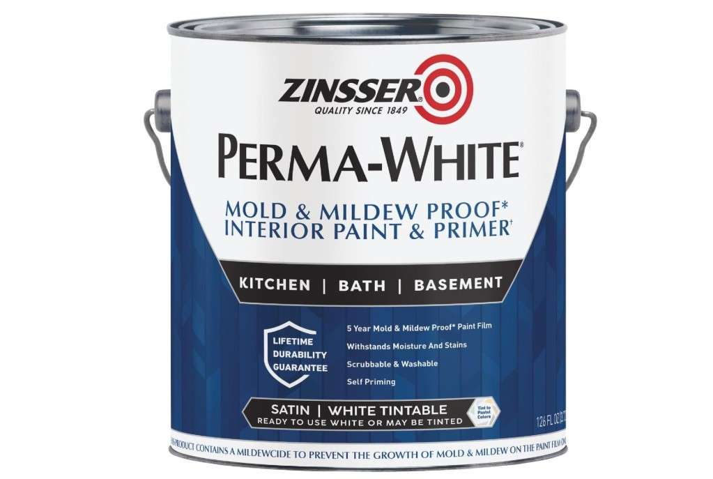 Zinsser Perma-White Mold and Mildew-Proof Interior Paint (Satin, 1-Gallon) 