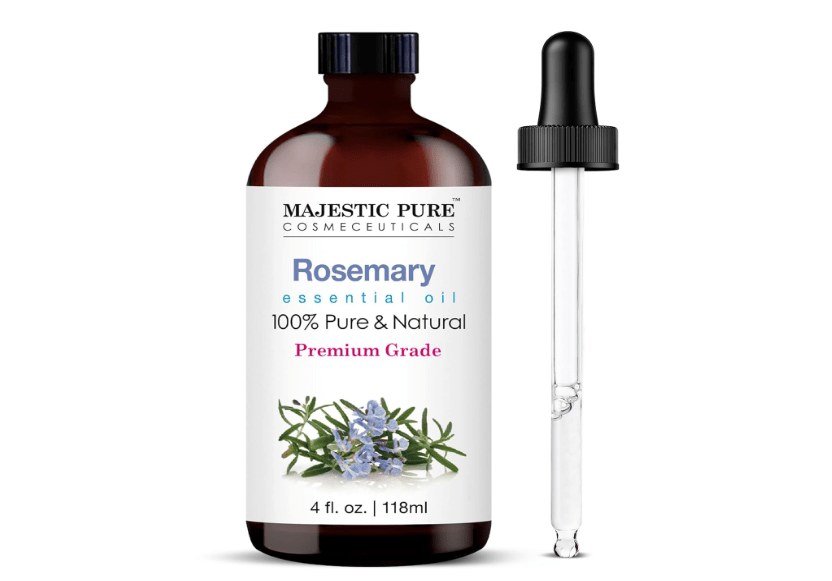 
Majestic Pure Rosemary Essential Oil with Glass Dropper - Huge 4 Fl Oz - 100% Pure and Natural Rosemary Oil - Premium Grade Essential Oils for Diffuser