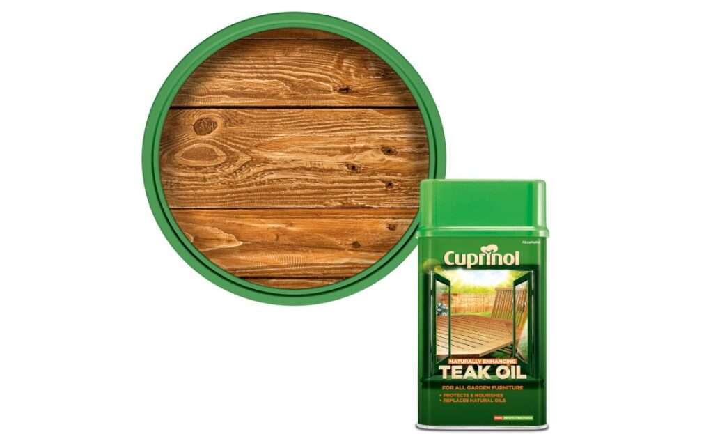 Cuprinol Garden Furniture Teak Oil - Clear - 1L