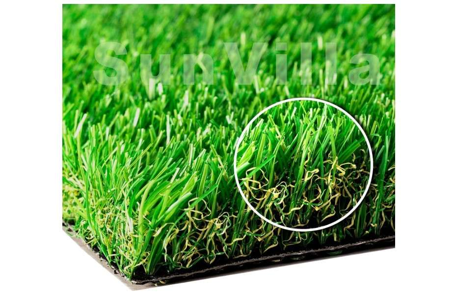  SunVilla SV7'X13' Realistic Indoor/Outdoor Artificial Grass/Turf 7 FT X 13 FT (91 Square FT)