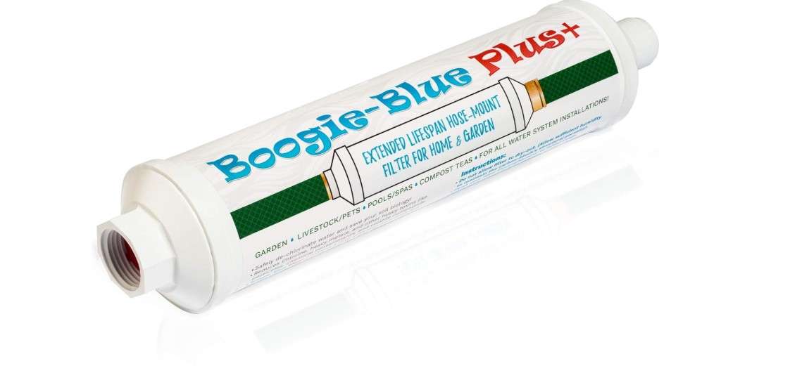  Boogie Blue Plus Garden Hose Water Filter for RV and Outdoor use - Removes Chlorine, Chloramines, VOCs, Pesticides/Herbicides Boogie Blue Plus High Capacity