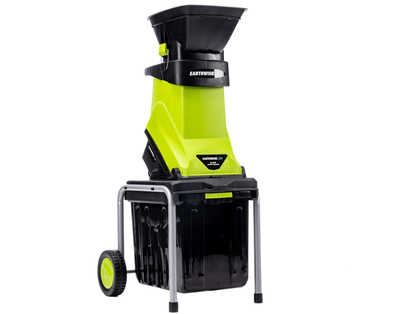 
Earthwise GS70015 15-Amp Garden Corded Electric Chipper, Collection Bin