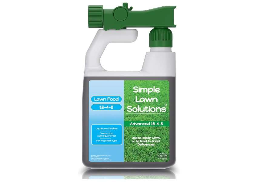 
Advanced 16-4-8 Balanced NPK - Lawn Food Quality Liquid Fertilizer - Spring & Summer Concentrated Spray - Any Grass Type - Simple Lawn Solutions (32 Ounce)