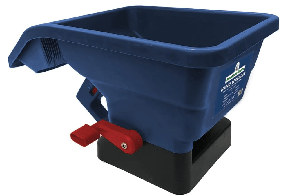 
Jonathan Green (10947) New American Lawn Hand Broadcast Spreader - Handheld Lawn Spreader Covers Up to 1,500 Sq. Ft.,Blue