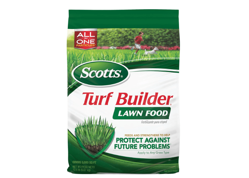  Scotts Turf Builder Lawn Food - Fertilizer for All Grass Types, 5,000 sq. ft., 12.5 lbs